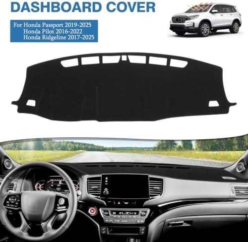 FIILINES Dash Cover for 2019-2025 Honda Passport/ 2016-2022 Pilot/ 2017-2025 - Image 2