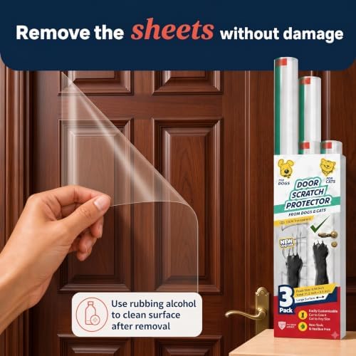 Panther Armor Dog Scratch Door Protector, 3 Pack, Shield from Claw - Image 4
