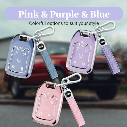 Joouheax for Chevy Soft TPU 6-Button Key Fob Cover, Soft TPU - Image 6