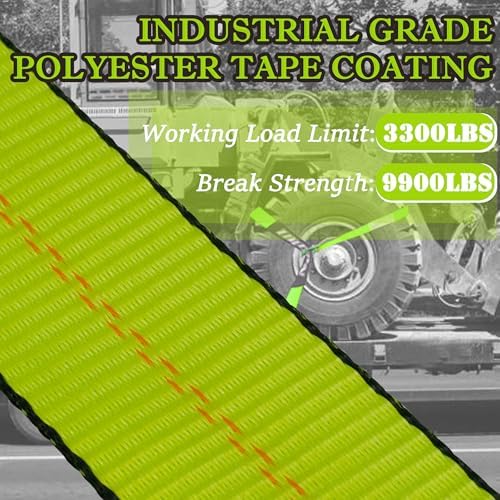 4 Pack Car Tie Down Straps for Trailers - Image 3