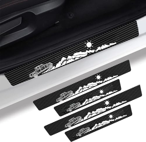 4 Pieces Car Door Sill Protector fit by Unknown