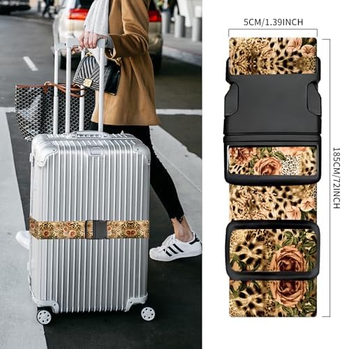 Luggage Straps for Suitcases, Heavy Duty Travel Belt - Image 3