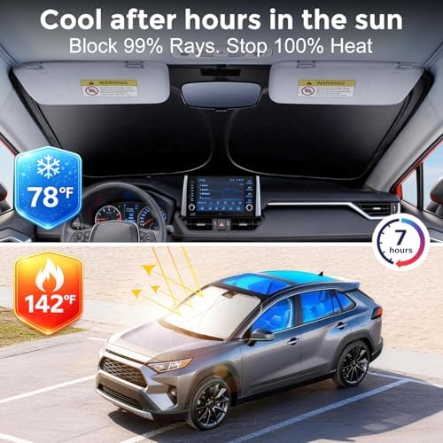 DooGooCoo Windshield Sun Shade - Image 4