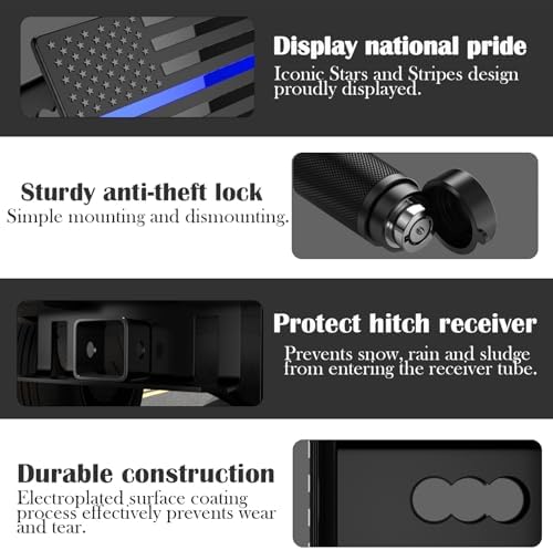 OGYE 2 Inch Trailer Hitch Cover - Image 3