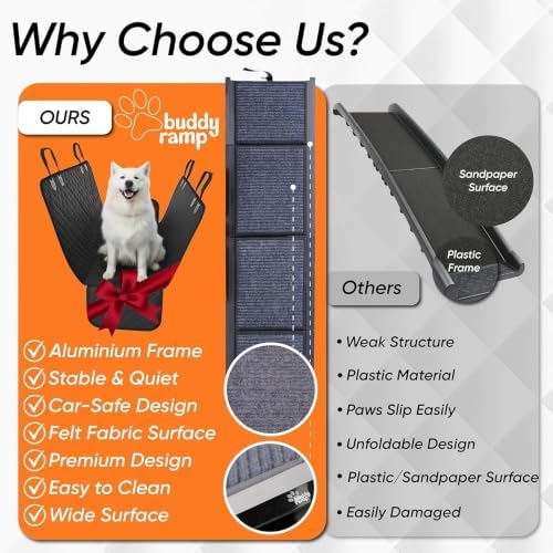 Dog Ramp for Car & Back Seat Cover Bundle - Image 5