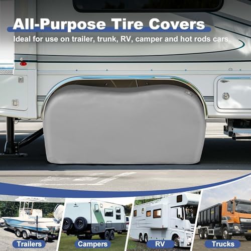 Explore Land Dual Axle Tire Cover Fit Tire Diameters 29-31.75 inch - Image 4