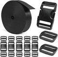 BEYOURD Heavy-Duty Buckles and Strap Set 1-1/2": 6 Yards of Thick Nylon Webbing by BEYOURD