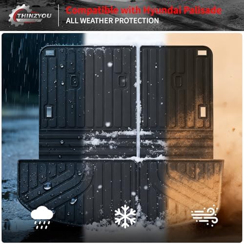 Trunk Mat with Backrest Mat for 2026 Hyundai Palisade Gas - Image 6