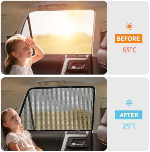 Sienna Mesh Car Window Shades - Image 4