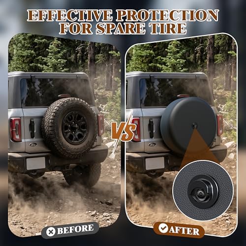Spare Tire Cover with Backup Camera Hole - Image 3