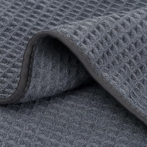 HOMEXCEL Waffle Bath Towels Set of 4 Pack, Waffle Towels - Image 2