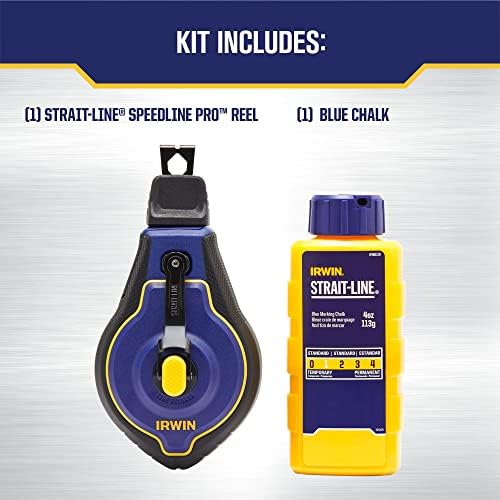IRWIN Tools STRAIT-LINE Chalk Line, Speedline Pro Reel, 100 ft. - Image 3