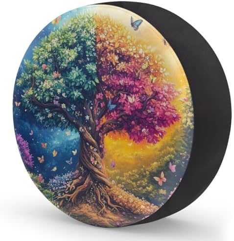 Tree of Life Spare Tire Cover Dust-Proof Wheel Protector - Image 2