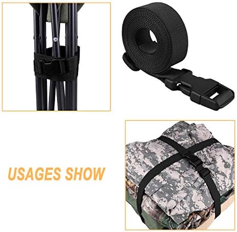 MAGARROW 24" 40" 60" 100" Strap Buckle Packing Straps Adjustable 1-Inch Belt - Image 6
