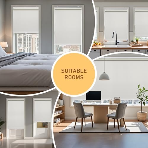 AOSKY Blackout Cordless Roller Shades - Image 7