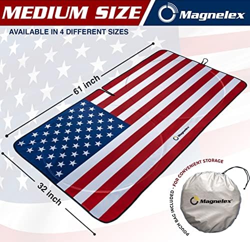 American Flag Windshield Sun Shade, High-Resolution Car Shield - Image 2
