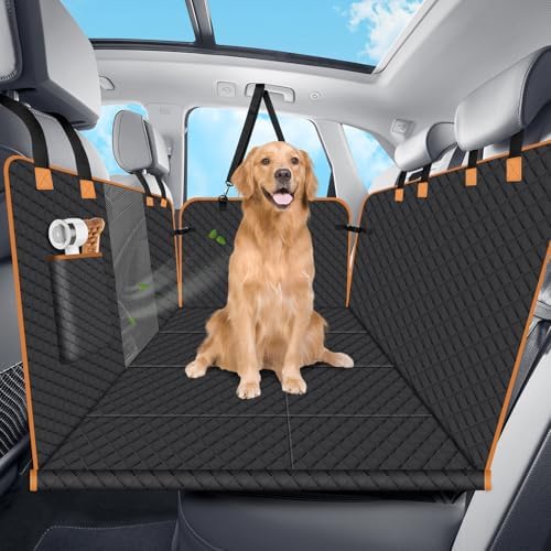 Hard Bottom Dog Car Seat Cover for Back Seat, Holds 420lbs by Lekespring