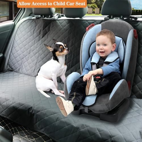 Meolsaek Dog Car Seat Cover Back Seat, Waterproof Nonslip Seat Protector - Image 4