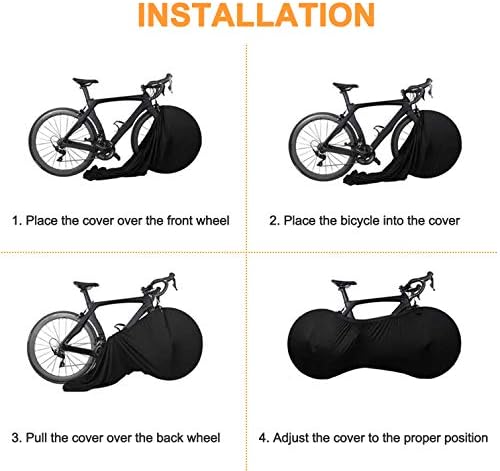 Bike Wheel Cover Indoor Dust-Proof and High Elasticity Bicycle Wheel Bag - Image 4