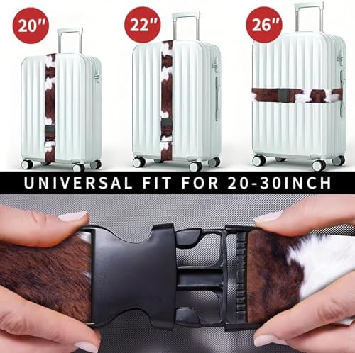 Luggage Straps for Suitcases, Heavy Duty Travel Belt - Image 4