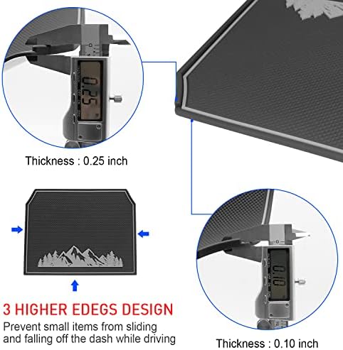Dash Mat for Subaru Crosstrek Accessories 2012-2017, Forester 2014-2018 - Image 6