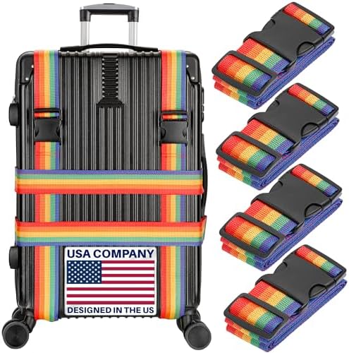 Luggage Straps for Suitcases by BlueCosto