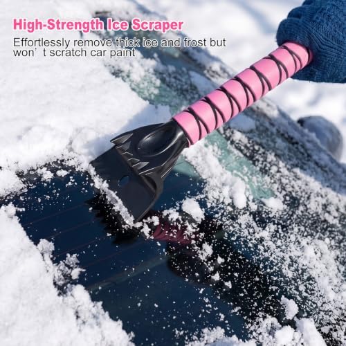 35 Inch Extendable Snow Brush for Car, Ice Scraper - Image 5
