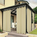 BONZER Outdoor Curtains for Patio Water Resistant by Bonzer