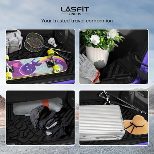 LASFIT Cargo Mat for Jeep Wrangler JL 2018-2026 4 Doors - Image 4