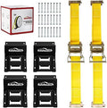 Wheel Chock Tie Down Kit 4Pack 4500LBS Break Strength by Autofonder
