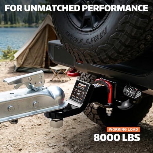 AUTOBOTS 2 Inch Trailer Hitch Ball Mount - Image 3