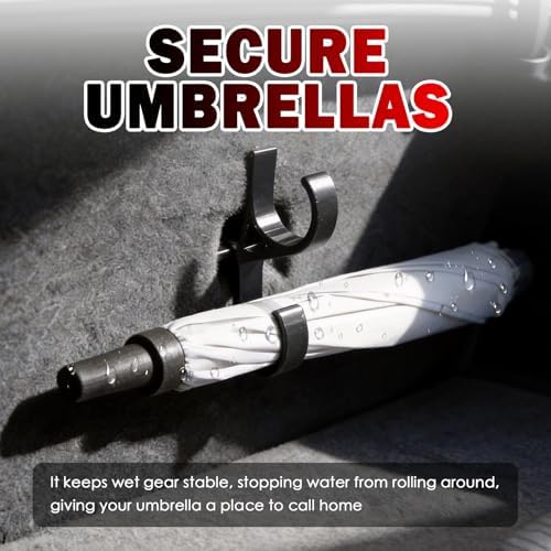 2PCS Double Car Umbrella Hook, Versatile Car Umbrella Holder as Cars Purse Hook - Image 3