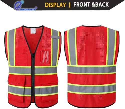 Hi Vis Reflective Safety Vest for Men Women - Image 4