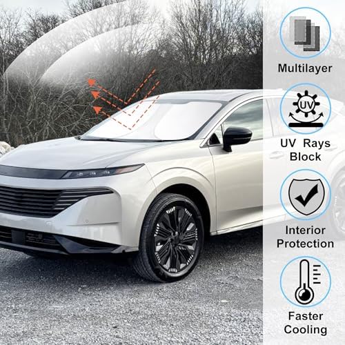 Windshield Sun Shade Sunshade for 2025 2026 Ni-ssan Murano - Image 2