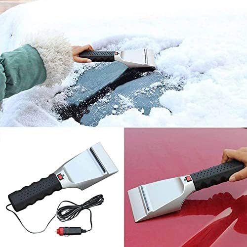 Car Ice Scraper TORCARVH Automobiles Cigarette Lighter Snow Removal Shovel - Image 3