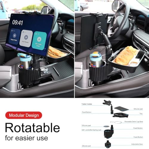 Car Large Cup Holder Expander, 5-in-1 Cupholder Extender - Image 4