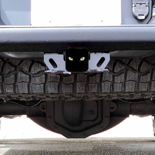 Hitch Receiver Cover Cat Eye, Rubber Trailer Hitch Cover Towing Hitch Cover - Image 6