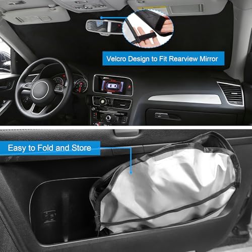 Windshield Sun Shade Sunshade for 2018-2022 Honda Accord - Image 5