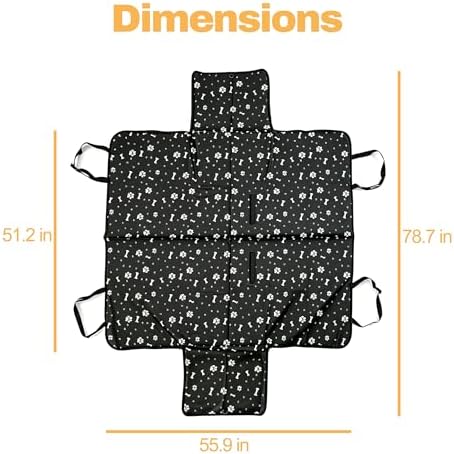 Dog Car Seat Cover for Back Seat Waterproof & Scratch-Resistant - Image 4