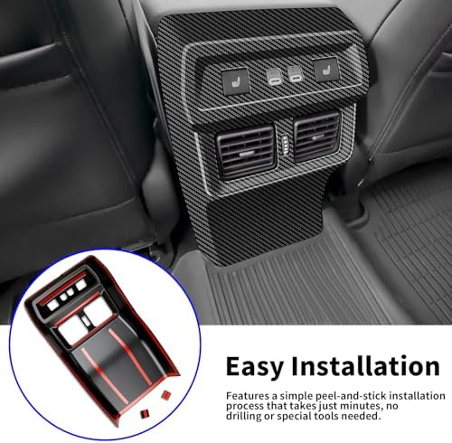 for Toyota RAV4 2026 Car Interior Accessories, Rear Armrest Air Outlet Vent - Image 3