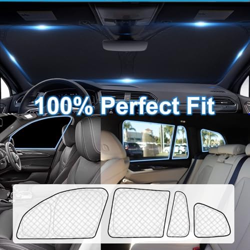 KMF 10pcs Thickened Sun Shade for BMW X3 2018-2024, Full Set Window Covers for - Image 5