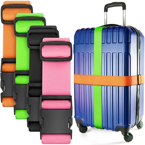 Luggage Straps for Suitcases by BlueCosto