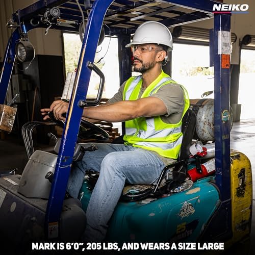 Neiko High Visibility Safety Vest ANSI Class 2, 2 Pockets - Image 5