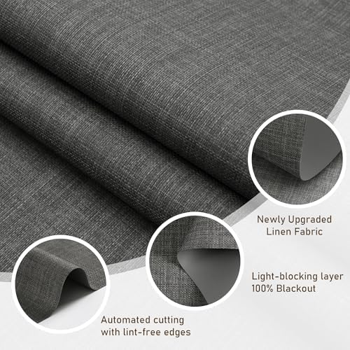 AOSKY Custom Cordless Blackout Roller Shades - Image 2