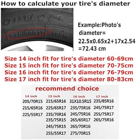 PVC Leather Spare Tire Covers for Trailers, Funny American Bald Eagle USA Flag - Image 6