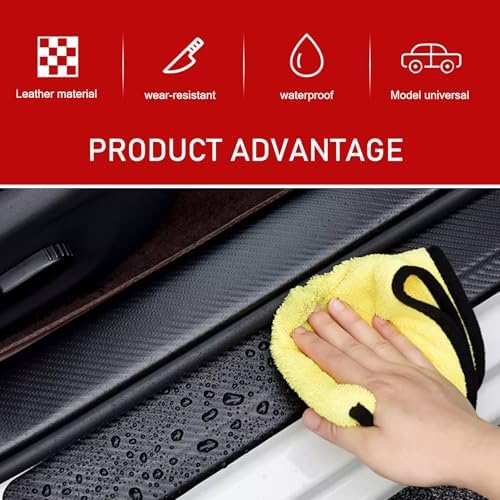 4PCS Door Sill Protector Compatible - Image 7