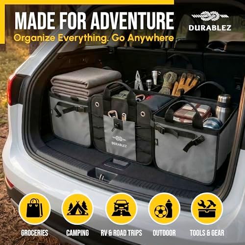 Extra Large Modular Collapsible Car Trunk Organizer System - Image 3