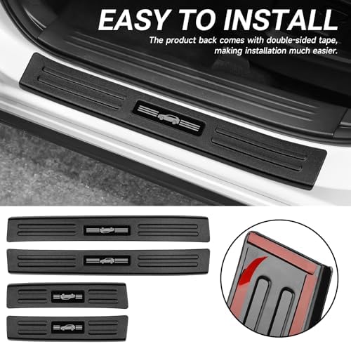 4PCS Door Sill Protector Compatible - Image 5