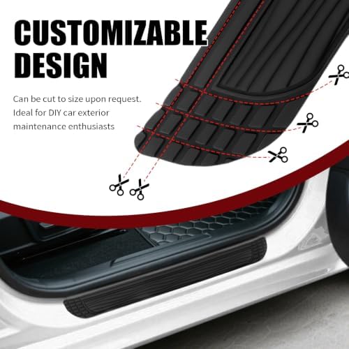 4PCS Car Door Sill Protector, Width 2.56" Car Door Protector - Image 7