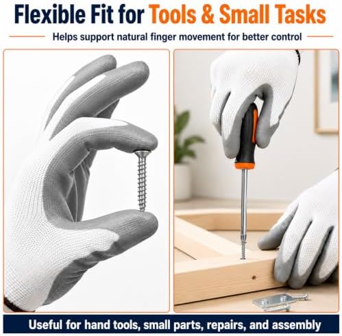 Work Gloves, Nitrile-Coated Grip - Image 4
